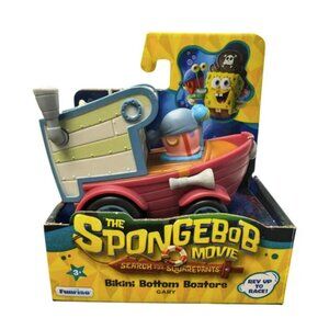 The Spongebob Movie Search for Squarepants Bikini Bottom Boaters Gary Rev Up NEW